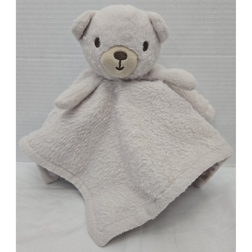 Dreamgro Beige Teddy Bear Lovey Plush‎ Baby Security Blanket Tan Stars